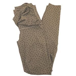 Nike Women's Yoga Twist-Waist High-Rise 7/8 Length Leggings Gray/Black Dot Small